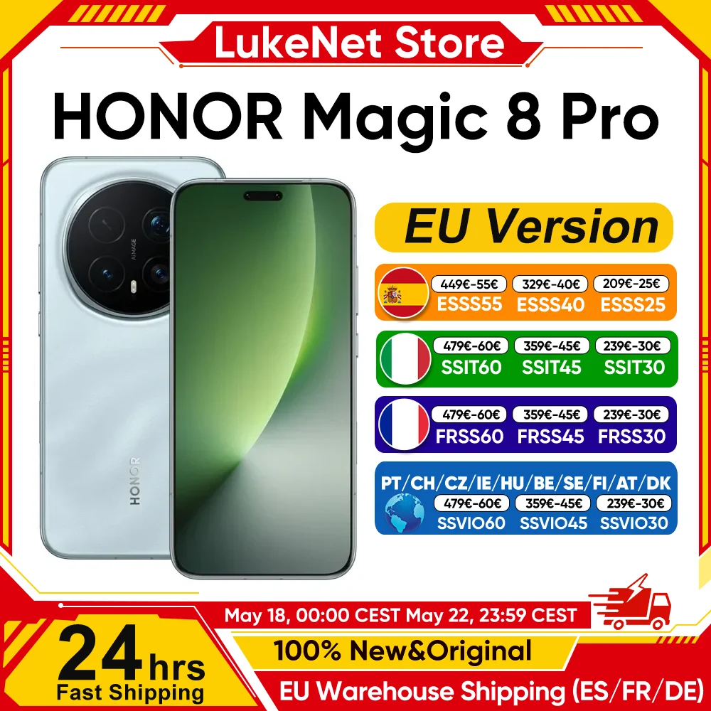 Smartphone HONOR Magic 8 Pro 5G EU, Snapdragon 8 Elite, 200 MP, 6270 mAh 100 W