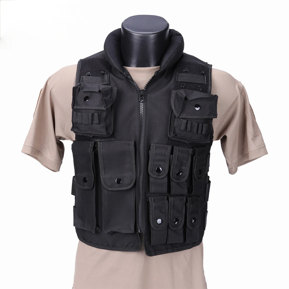 

Hunting Military Vest Outdoor Portable Hook Bag Molle Camping Hiking Vest Fit Military Enthusiasts Combat Vest Paintball Pouches