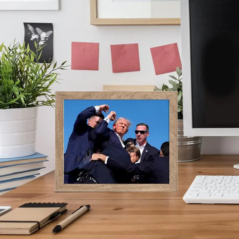 Поддержка Председателя фото в рамке попытка убийства никогда не сдавайтесь