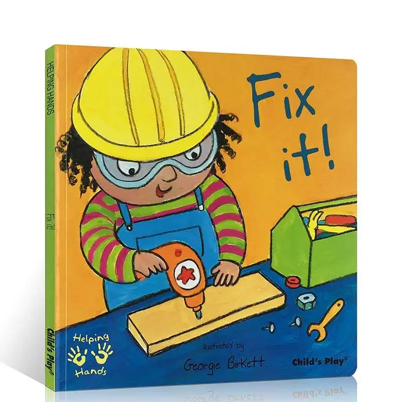 

Оригинальная английская книга Milu с картинками, помогает детям играть в руки, помогает детям