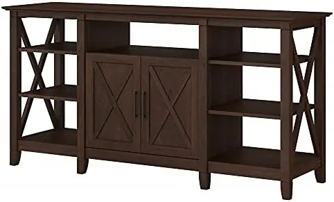 

West Tall Stand for 65 Inch TV, Bing Cherry