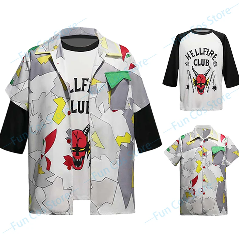 

Костюм для косплея из фильма «очень странные дела», костюм майка колера, Дастина одиннадцать лукасов, клетчатая рубашка, униформа в стиле Хе...