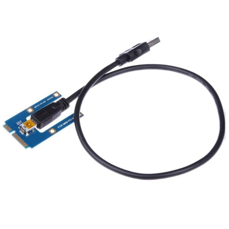 

USB 3,0 Mini PCI-E к Pcie PCI Express 1X до 16X расширитель Райзер карта адаптер Удлинительный кабель для майнинга биткоинов