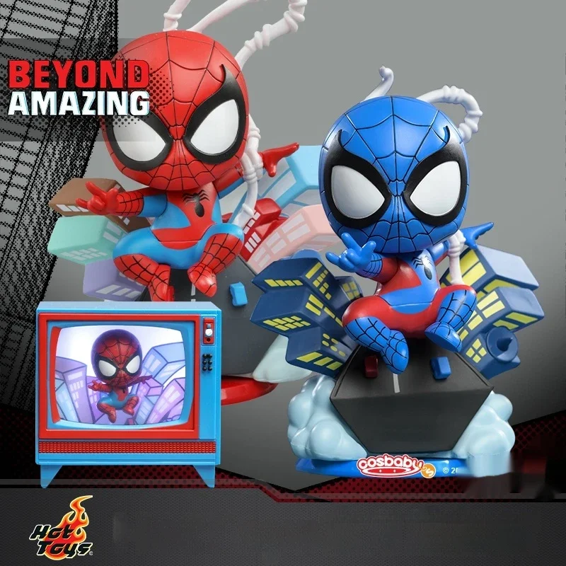 Горячие игрушки мини-Человек-паук Tv Cos набор кукол для детской сборки праздничный