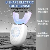 u shape electric toothbrush sonic precision cleaner adults oral care soft silicone small convenient easily cleaning toothbrush