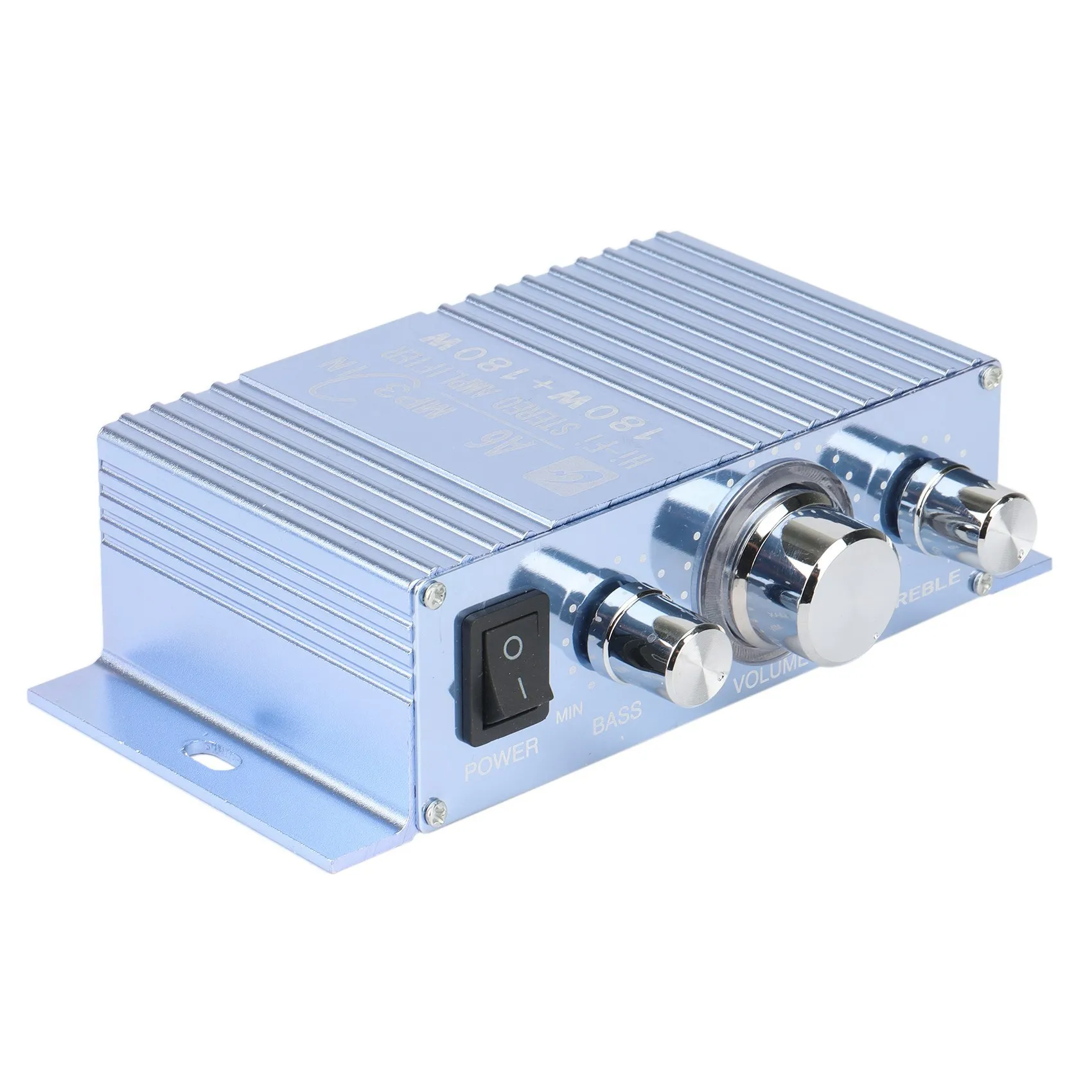 

A6 HiFi Stereo Audio Amplifier DC12V 2.0 Channel Car Computer Speaker DIY Finished Power Amplifier