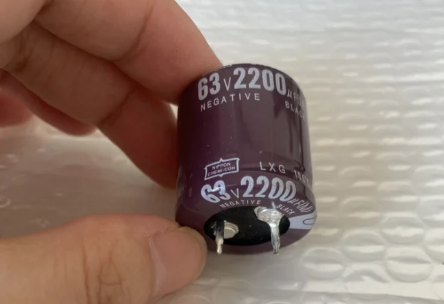 10 шт./партия алюминиевый электролитический конденсатор 63 в 2200 мкФ 25*25 мм