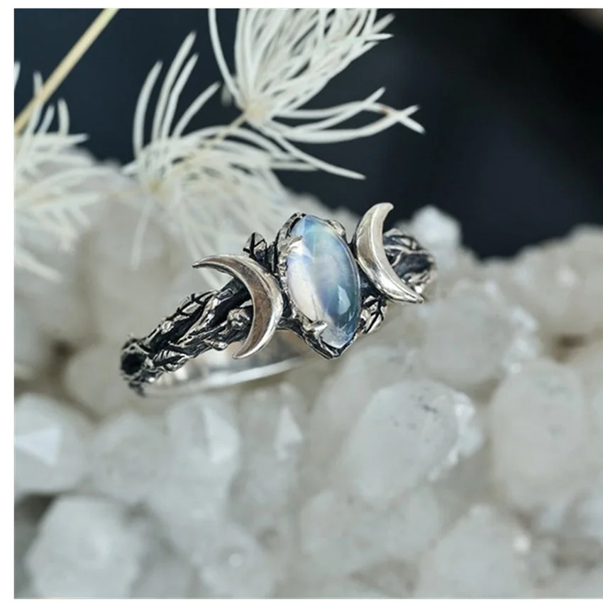Vintage Moonstone Rings for Women