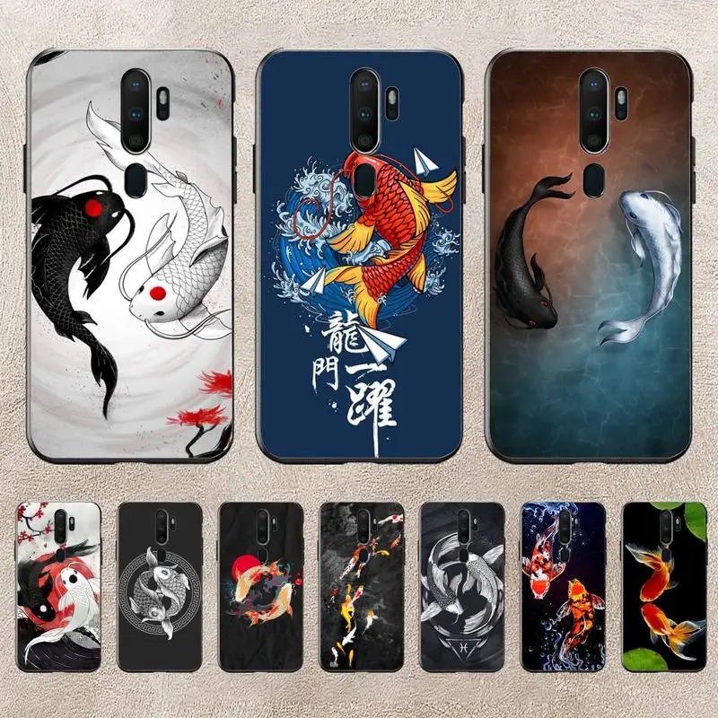 

Koi Fishes Phone Case For Redmi 9A 8A 6A Note 9 8 10 11S 8T Pro Max 9 K20 K30 K40 Pro PocoF3 Note11 5G Case