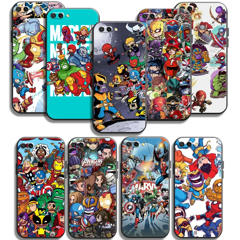 

Marvel Comics Logo Phone Cases For Huawei Honor Y6 Y7 2019 Y9 2018 Y9 Prime 2019 Y9 2019 Y9A Carcasa Soft TPU Coque Funda