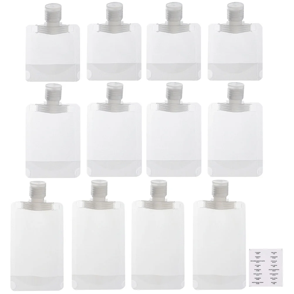 

Lotion Refillable Travel Empty Container Shampoo Squeeze Makeup Dispenser Pumptoiletries Containers Portable Soap Set Jars