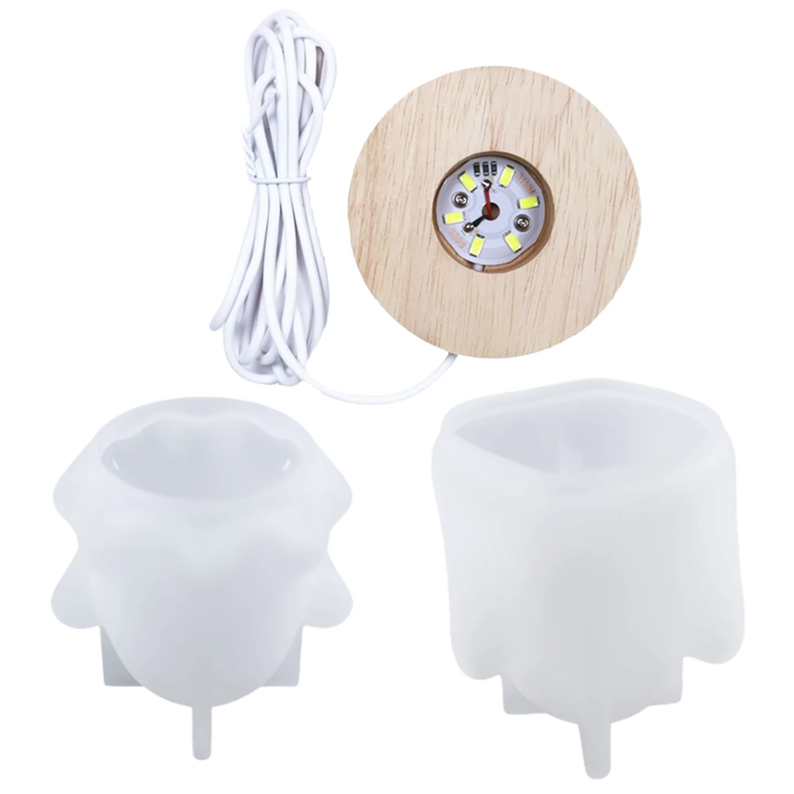 

Формы в виде призрака для смолы, 3D формы в виде призрака из смолы для Хэллоуина, лампочки из смолы, силиконовые формы для смолы, большие силик...