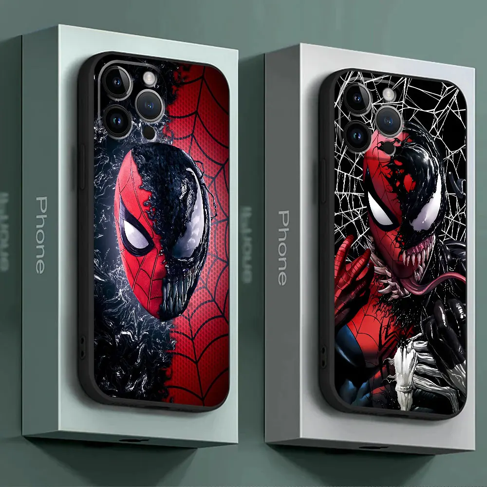 Чехол для телефона Marvel Spider Man Venom Xiaomi Redmi A2 A1 Plus 10 9 9C K40 Pro K50 Gaming 12 12C 10A 10C 9A K40s K60 Cover