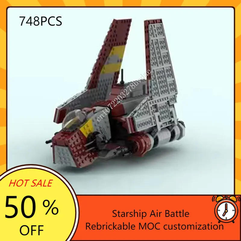 

Модель шаттбола Nu Class, корабль, Республика, модель MOC, космический корабль, Боевая модель, строительные архитектурные блоки, обучающая Сборна...