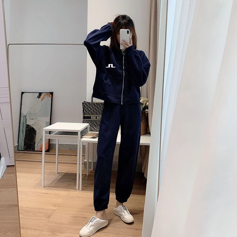 

2023 костюмы для гольфа, женская одежда для гольфа, осенняя куртка для гольфа, повседневные брюки, новинка, женская одежда для гольфа из двух предметов, роскошная Корейская одежда для гольфа