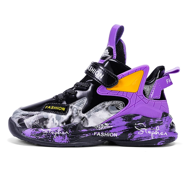 

Kids Boys Athletic Shoes High Quality Basketball Sports Trainer Shoes 4 To 12 Years Children Tennis Boys Sneakers Free Shipping