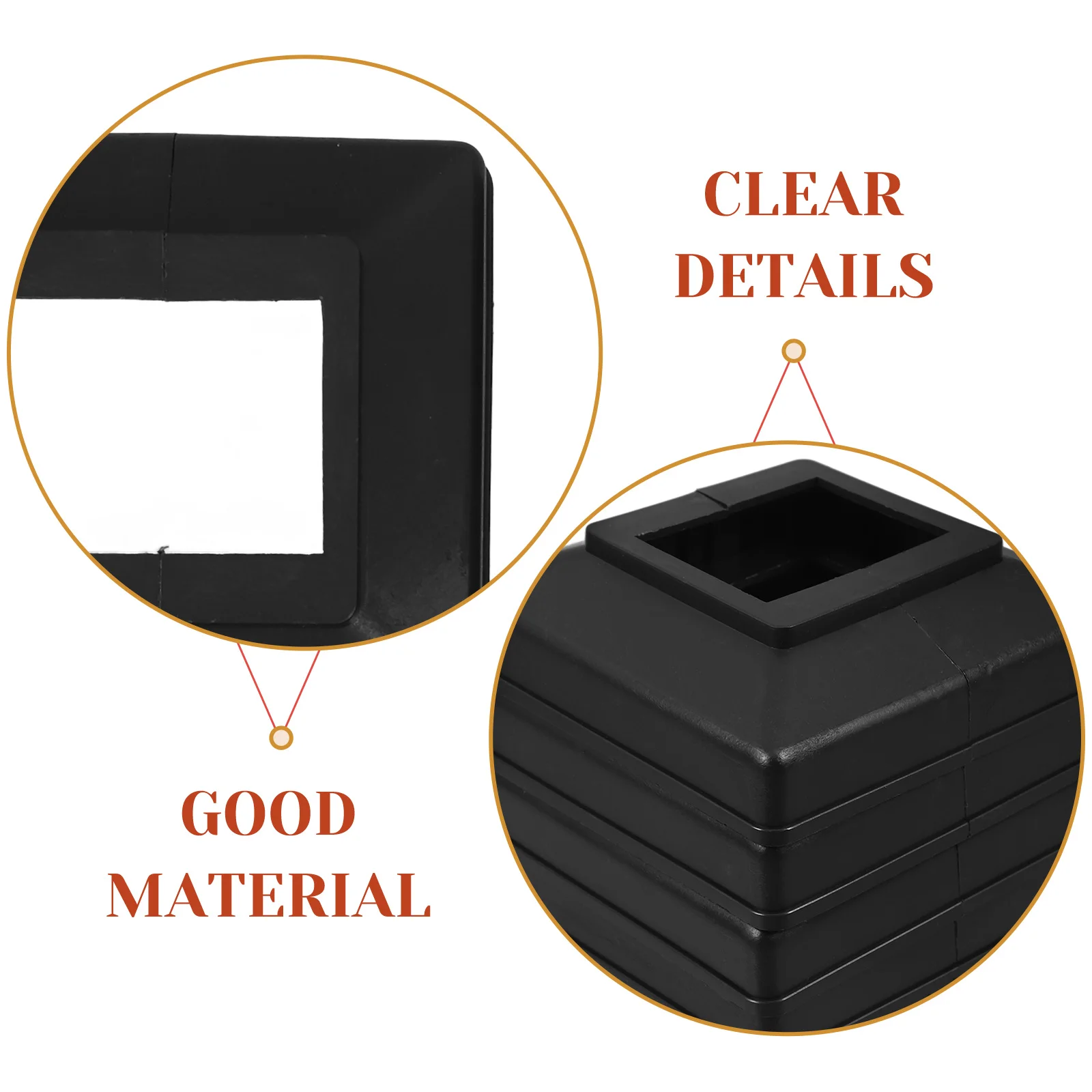 4 шт. пластиковые колпачки для ограждения крыльца