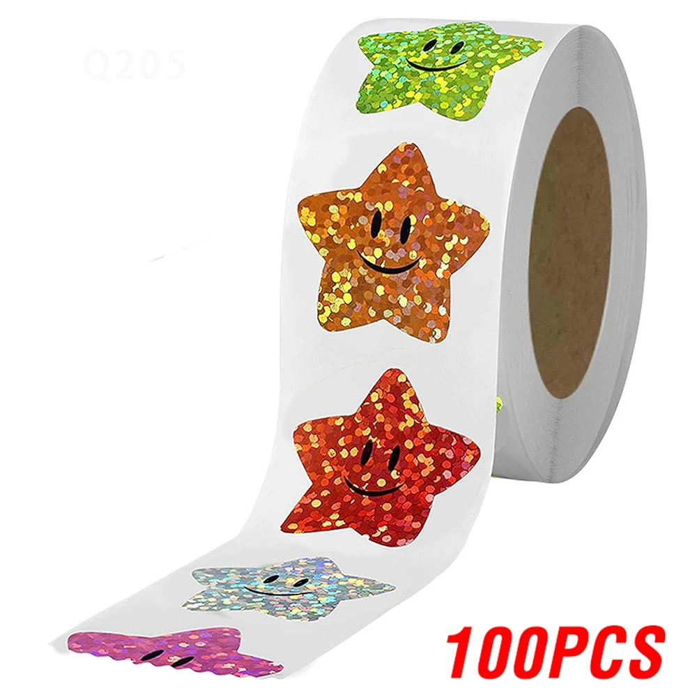 

Голографические наклейки со звездами 100-500 шт