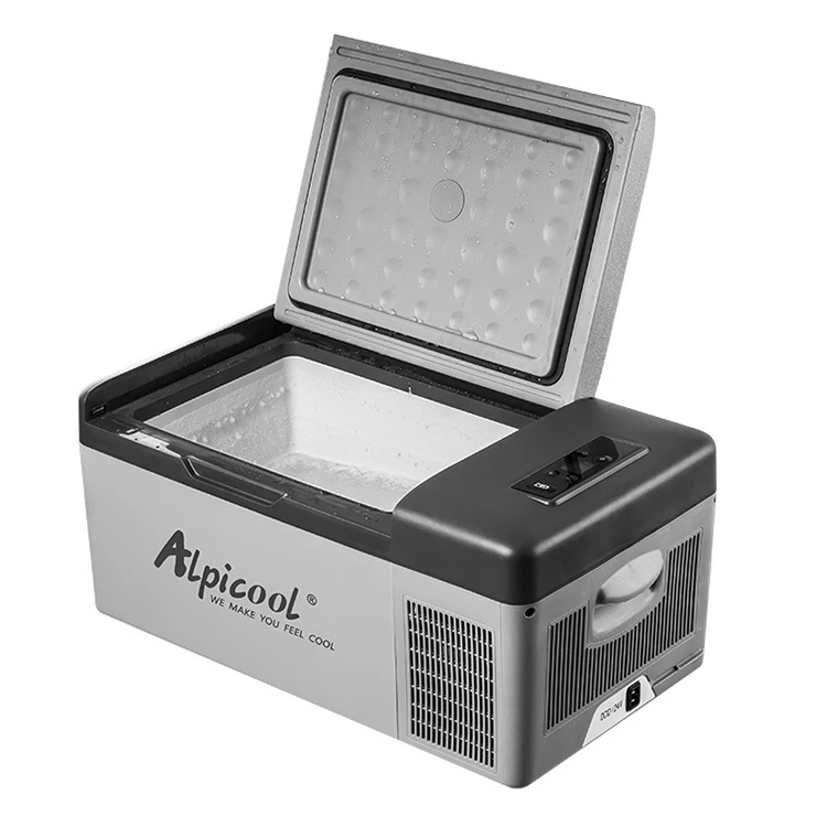

hot selling 15L Car Refrigerator Freezer Cooler Car Fridge Compressor for Car Home Picnic Refrigeration -20 Degree