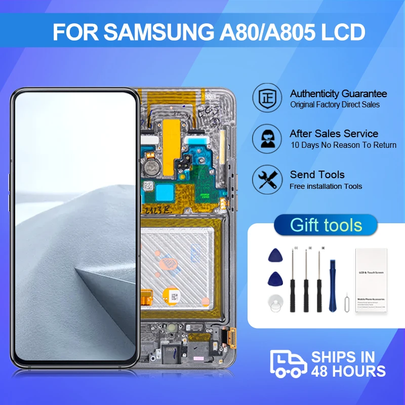 

ЖК-дисплей 6,7 дюйма A805 с сенсорной панелью и дигитайзером в сборе