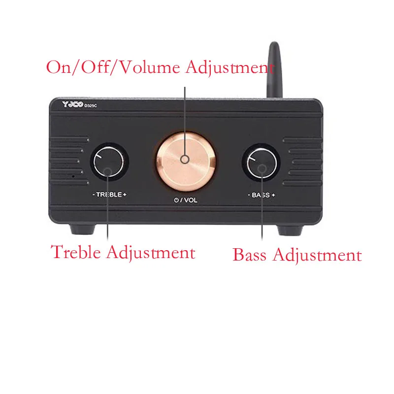 Двухканальный цифровой Bluetooth-усилитель D325C TPA3255 с сбалансированными входами APTX HD