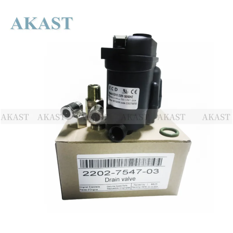 2202754703   Сливной клапан для компрессора Atlas Copco 2202-7547-03 ED12 230 В OEM