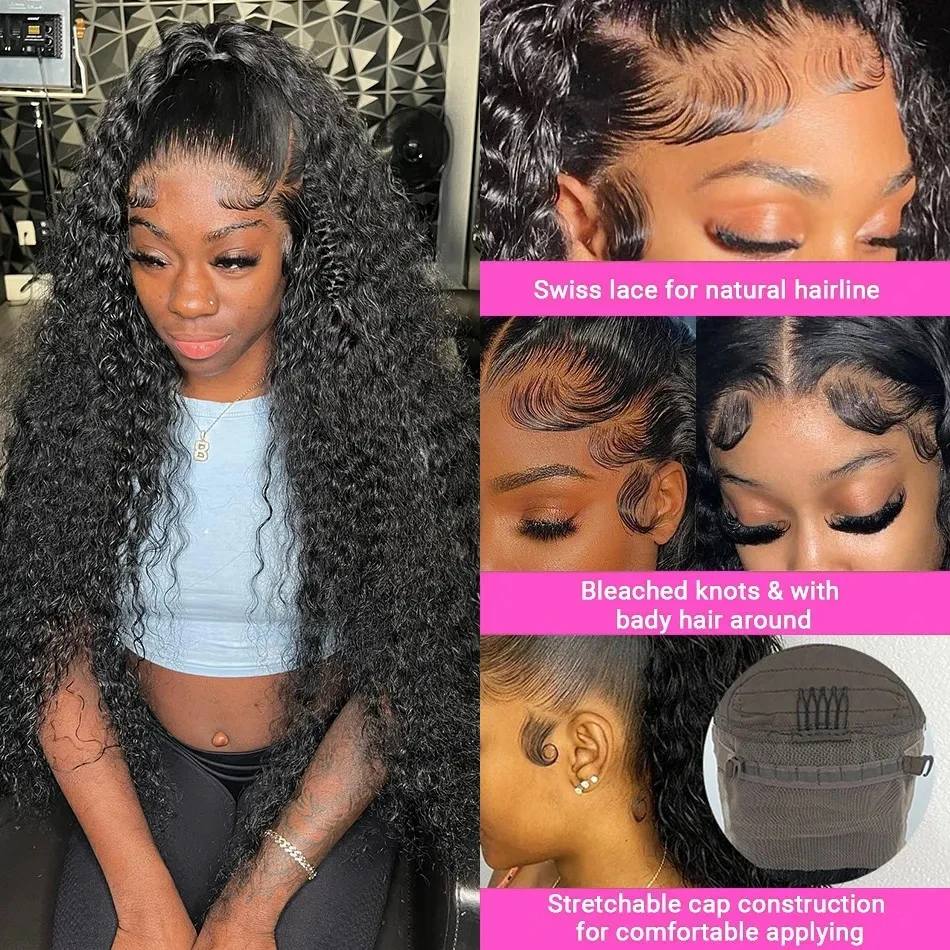 13x6 4-х Предметный Парик Из Натуральных Волнистых Волос Для Женщин На Швейцарском