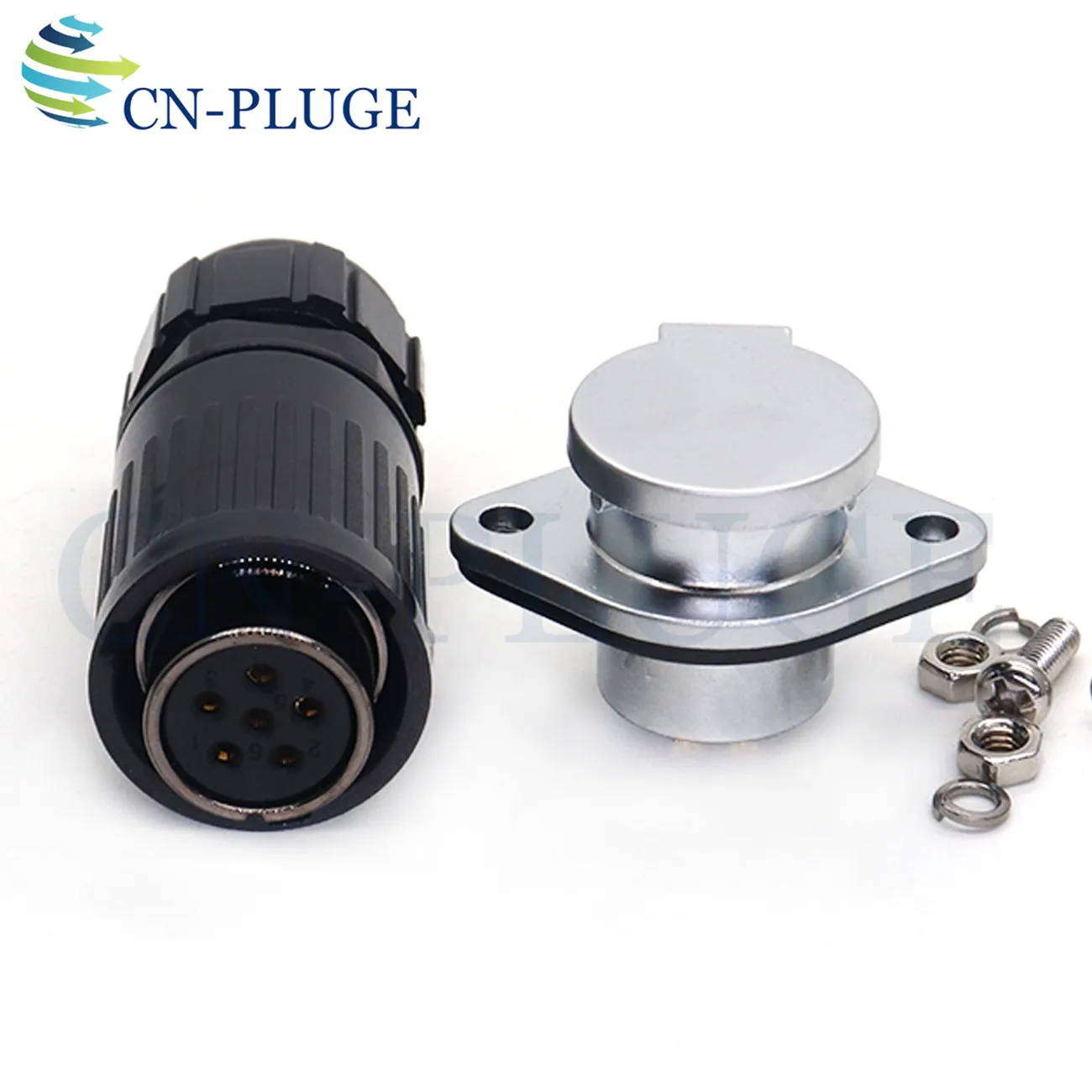 Водонепроницаемый разъем HP20 2 3 4 5 6 7 8 9 10 12-контактный авиационный металлический