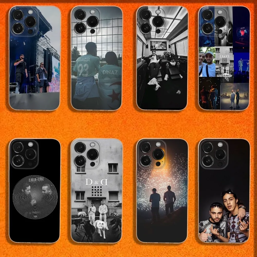 Чехол для телефона Djadja D-Dinaz Rapper iPhone 16 15 14 13 12 11 Plus Pro Max XR XS X SE Mini прозрачный мягкий