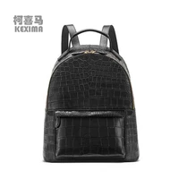 kexima gete import crocodile women crocodile backpack female new fashion large capacity female backpack two shoulder bag