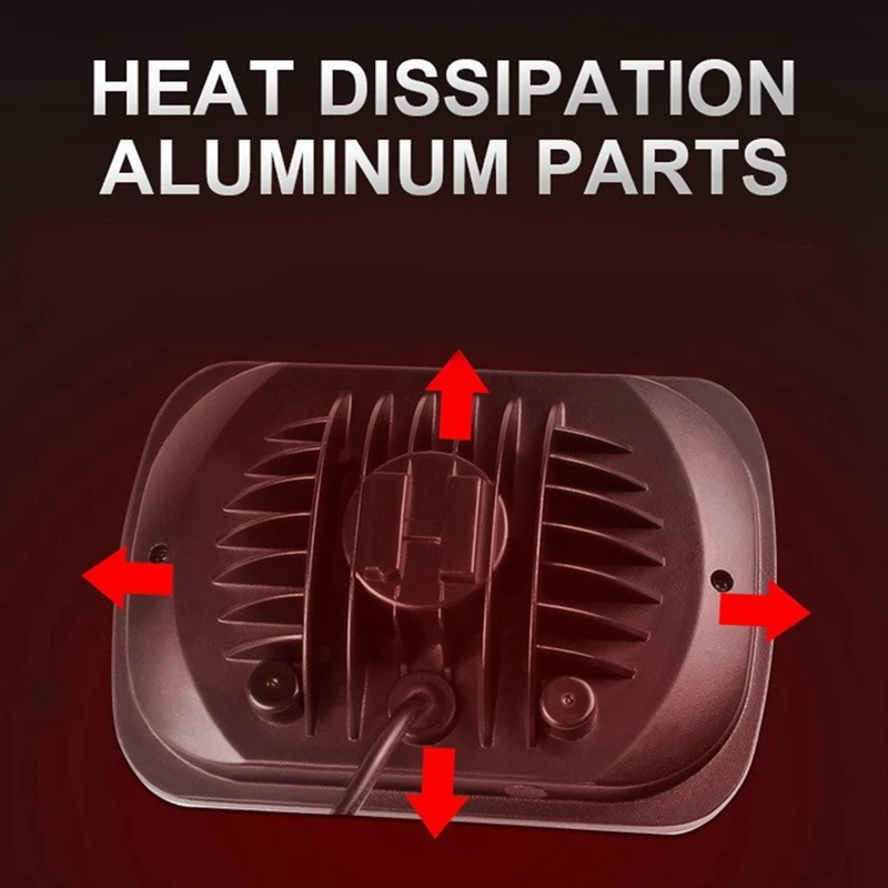 LED DC9-60V 7 Inch Square Front Headlight Modification Assembly For Jeep Wrangler