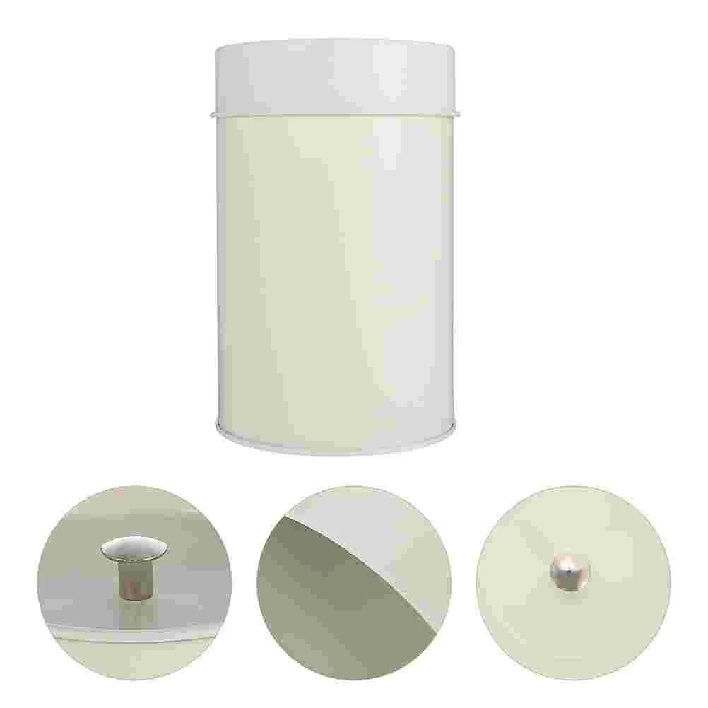 

2 Pcs Metal Tins Lids Flour Canister Containers Lids Tinplate Coffee Canister Tin Cans Lids Tea Canisters Storage Tank Tea Caddy