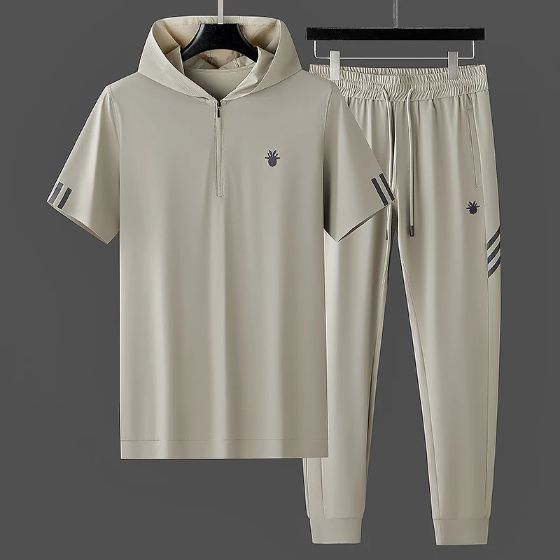 JSBD крутой летний высокоэластичный дышащий шелковистый мужской модный