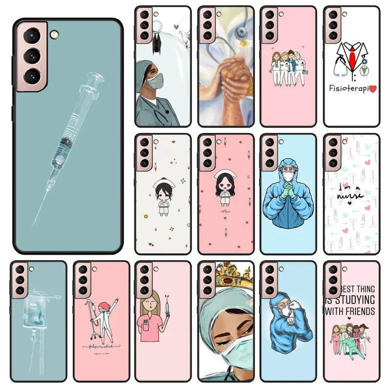 

Medicine Doctor Nurse Phone Case for Samsung S30 S23 S22 S20 Ultra S20 S22 Plus S11 S10 S9 Plus S21 Plus S10E