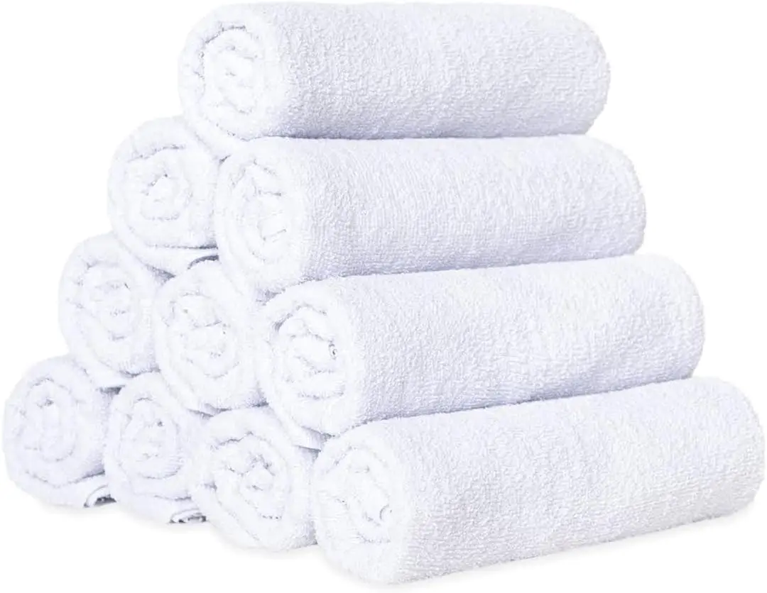 

20 Toalhas de Rosto para Salão Simples \u2013 65x40cm (Branco) car wash clean detailing towel