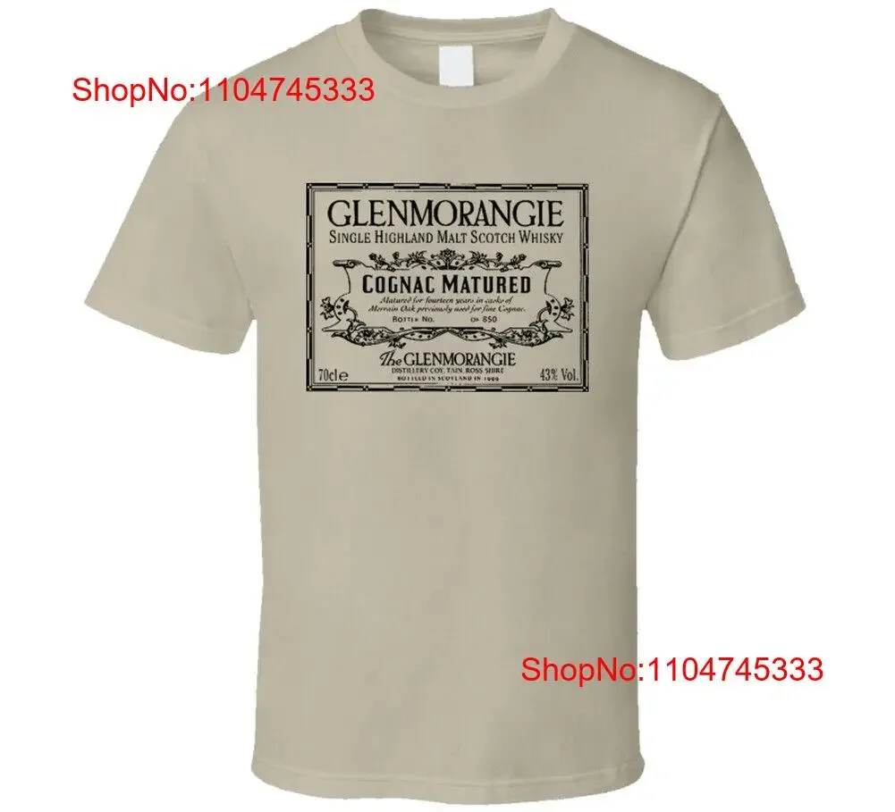 Фото Футболка Glenmorangie Scotch Whiskey Alcohol Congac, винтажный стираный топ для повседневной носки, удобная, мягкая, слегка №1