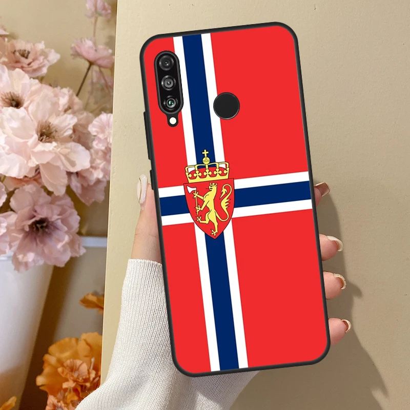 Чехол с флагом Норвегии для Huawei P30 Pro P60 P40 P Smart Nova 9 5T Honor X8 X7a X9a 50 70 90 Magic 5 Lite