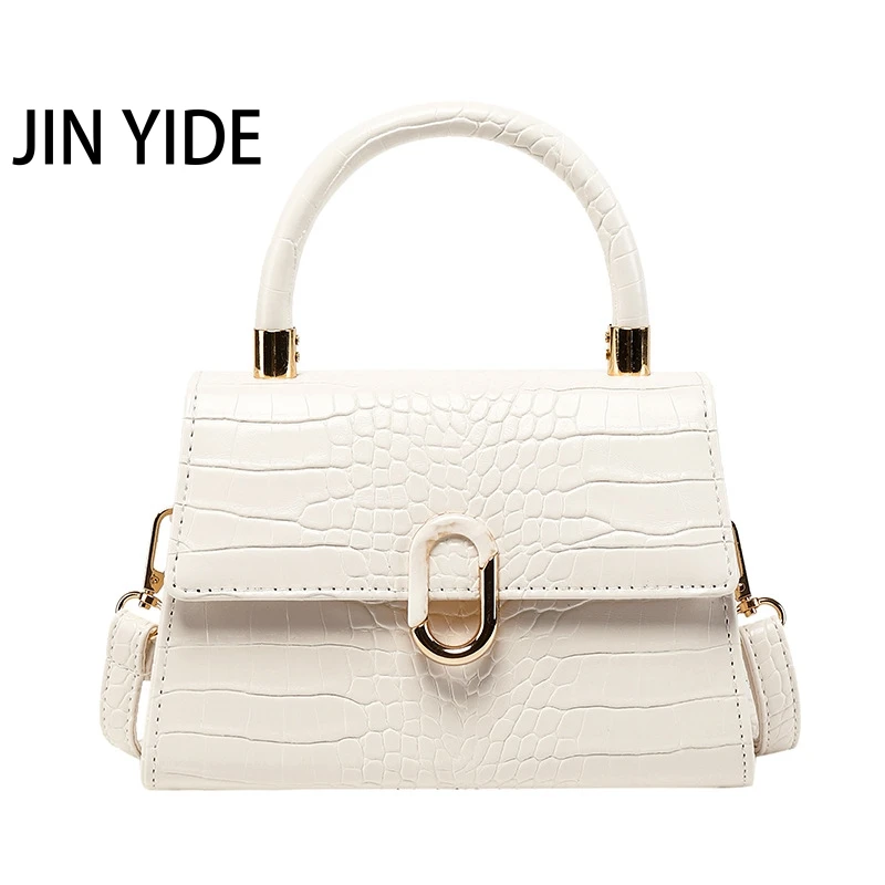 

New Alligator Small Shoulder Bags For Women Purses Branded Style Lock Flap Handbags PU Leather Ladies Crossbody Bag Summer 2022