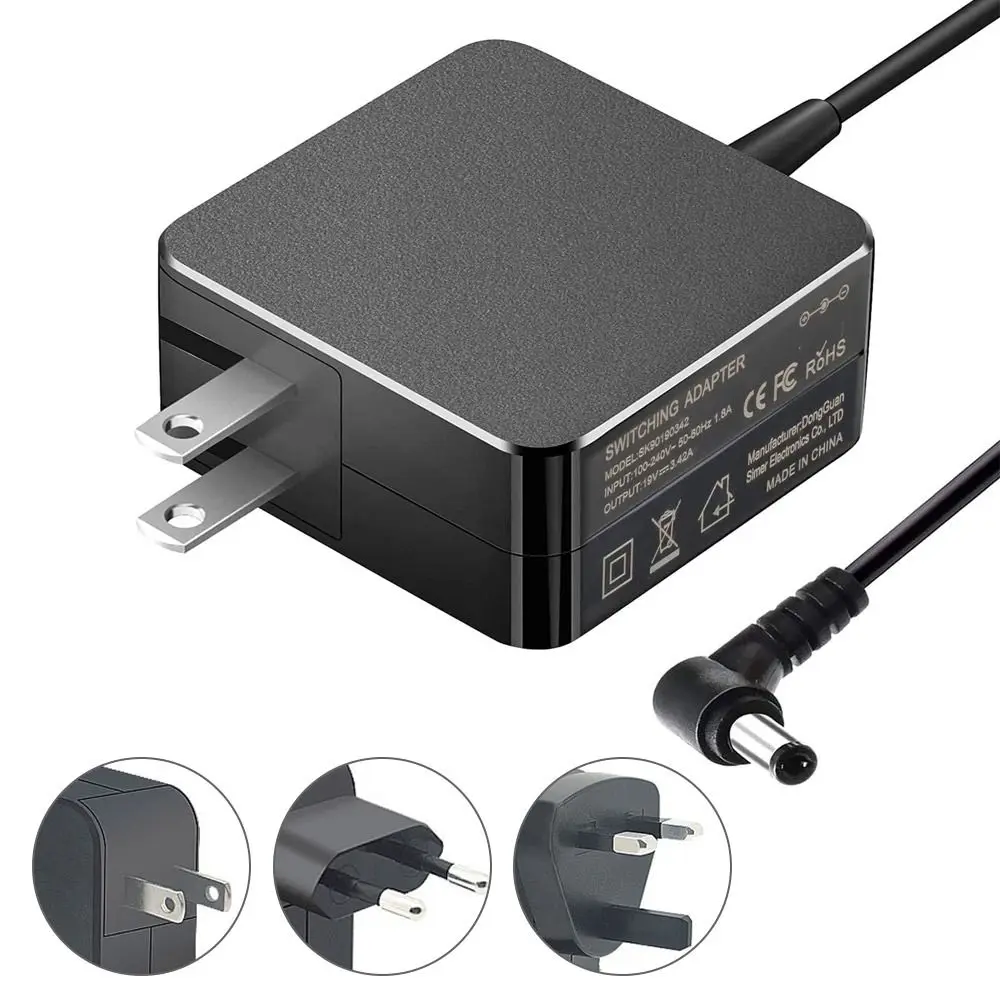 

45W AC Laptop Charger Adapter Replacement Parts for Asus 19V 2.37A 5.5x2.5mm AC Power Charger Durable Laptop Power Supplies