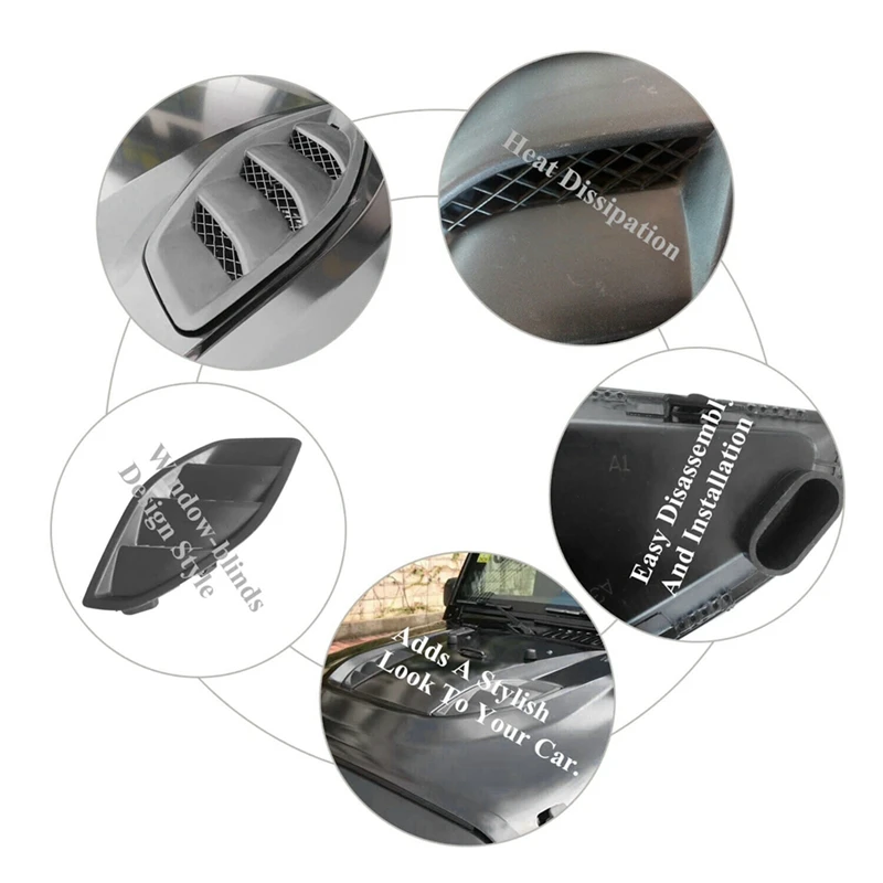 2 шт. накладки на вентиляционное отверстие автомобиля для Jeep Wrangler JK 10 годовщины