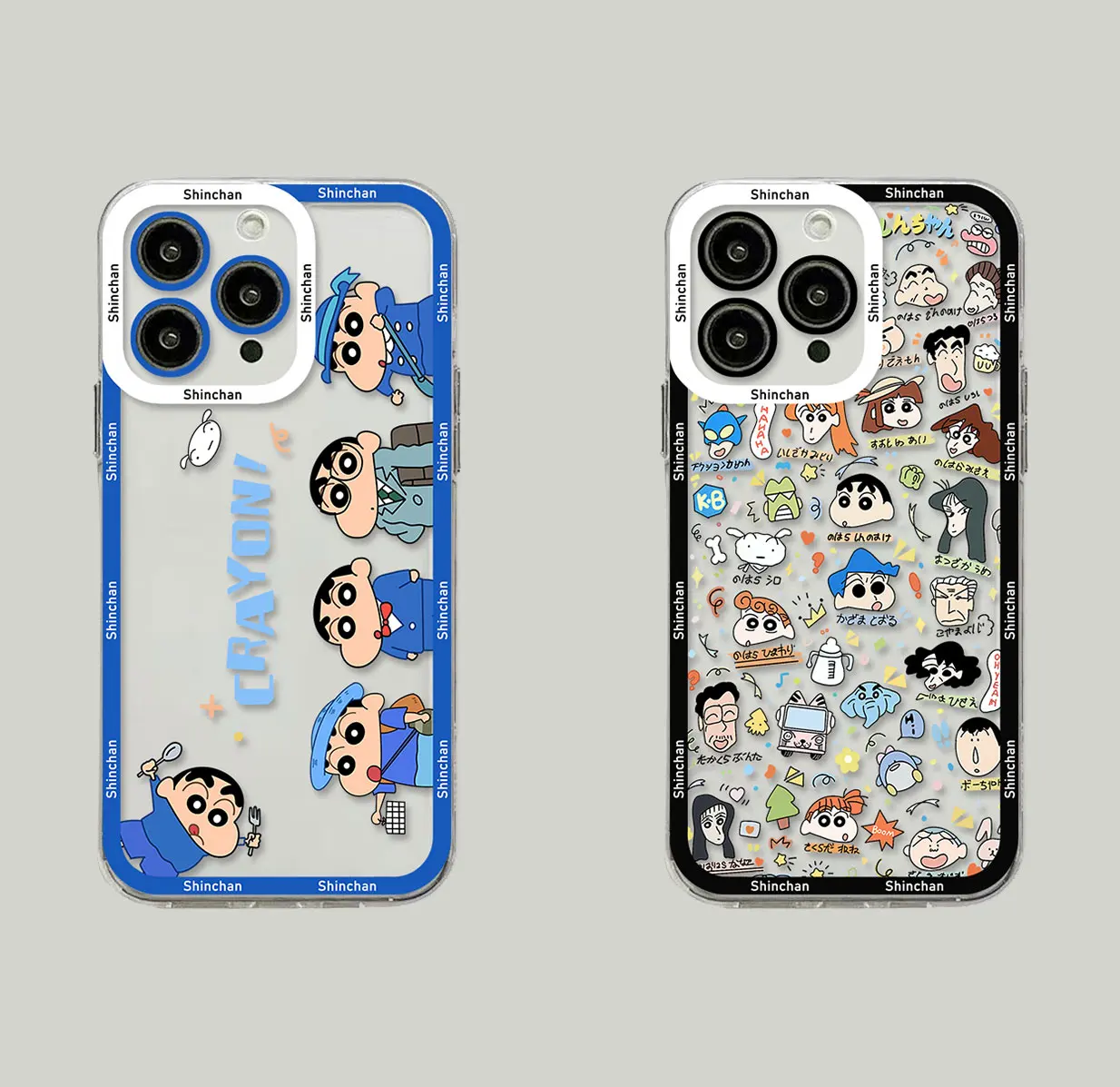 

Hot Anime Cartoon Cute Crayon Shinchans Phone Case For Xiaomi Redmi Note 12C 11 10 Pro Plus 10C 9A 9C 9T 4G 5G Transparent Capa