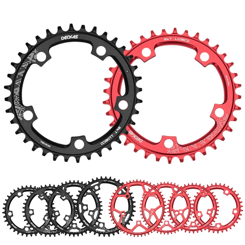 

DECKAS Road Bicycle 110BCD Round Chainwheel Chainring 36-58T For SHIMANO Aluminum Alloy EIEIO Bike Parts