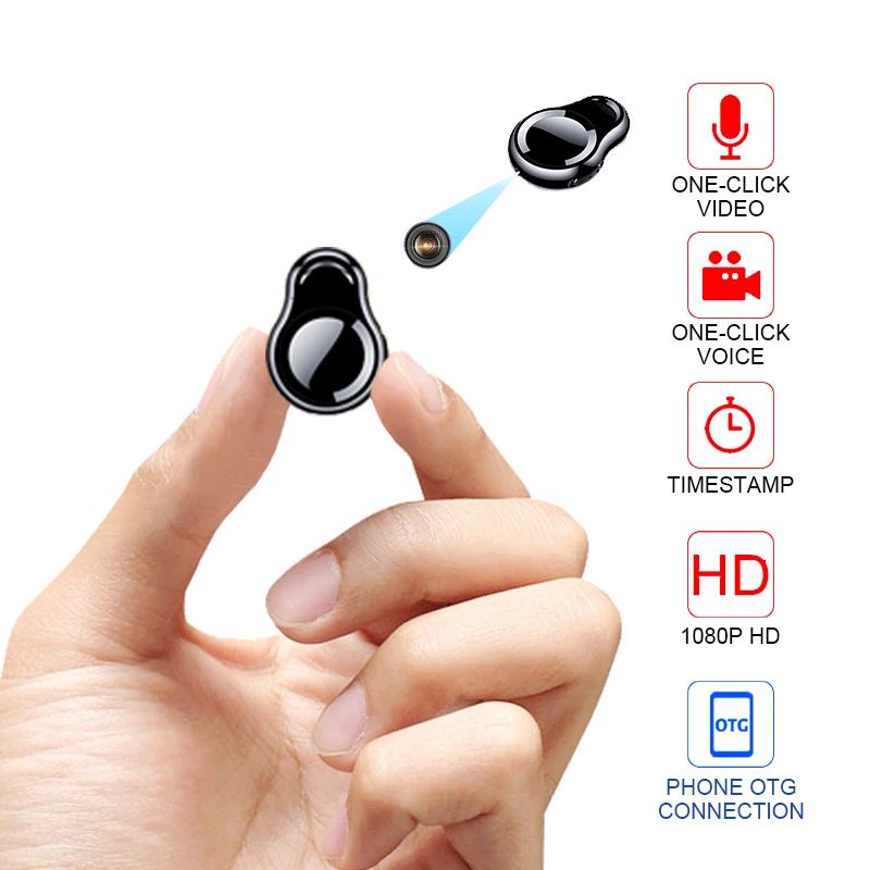 

2023 MINI Camera 1080P HD DV Professional Digital Voice Video Recorder Small Micro Sound Dictaphone Secret Home Small Camera
