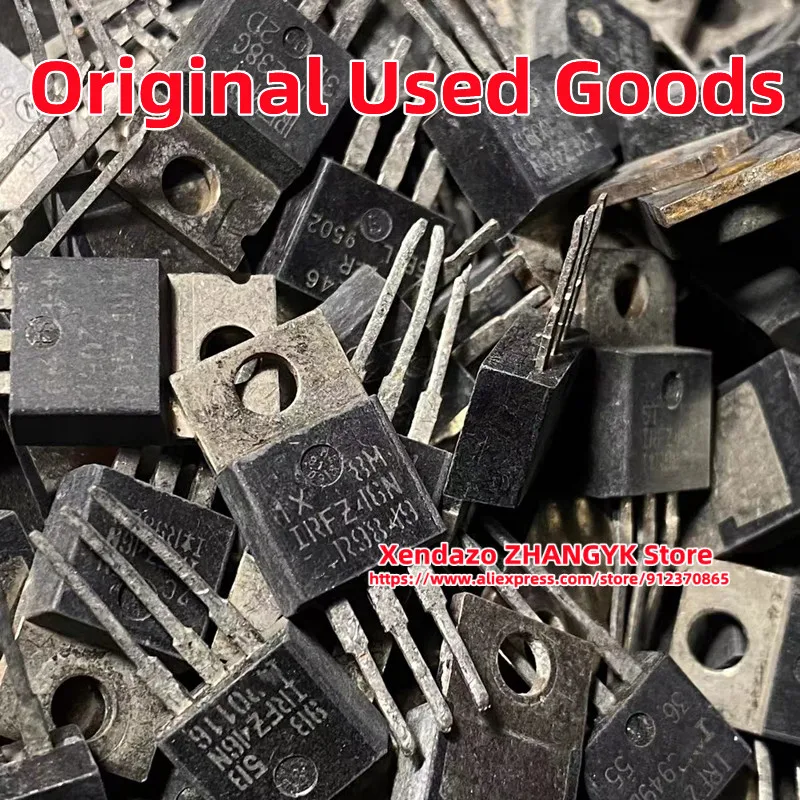 

10 шт./лот (не новый) IRFZ46N IRFZ46 Z46 53A 55В мощный МОП-транзистор, оригинальные б/у товары