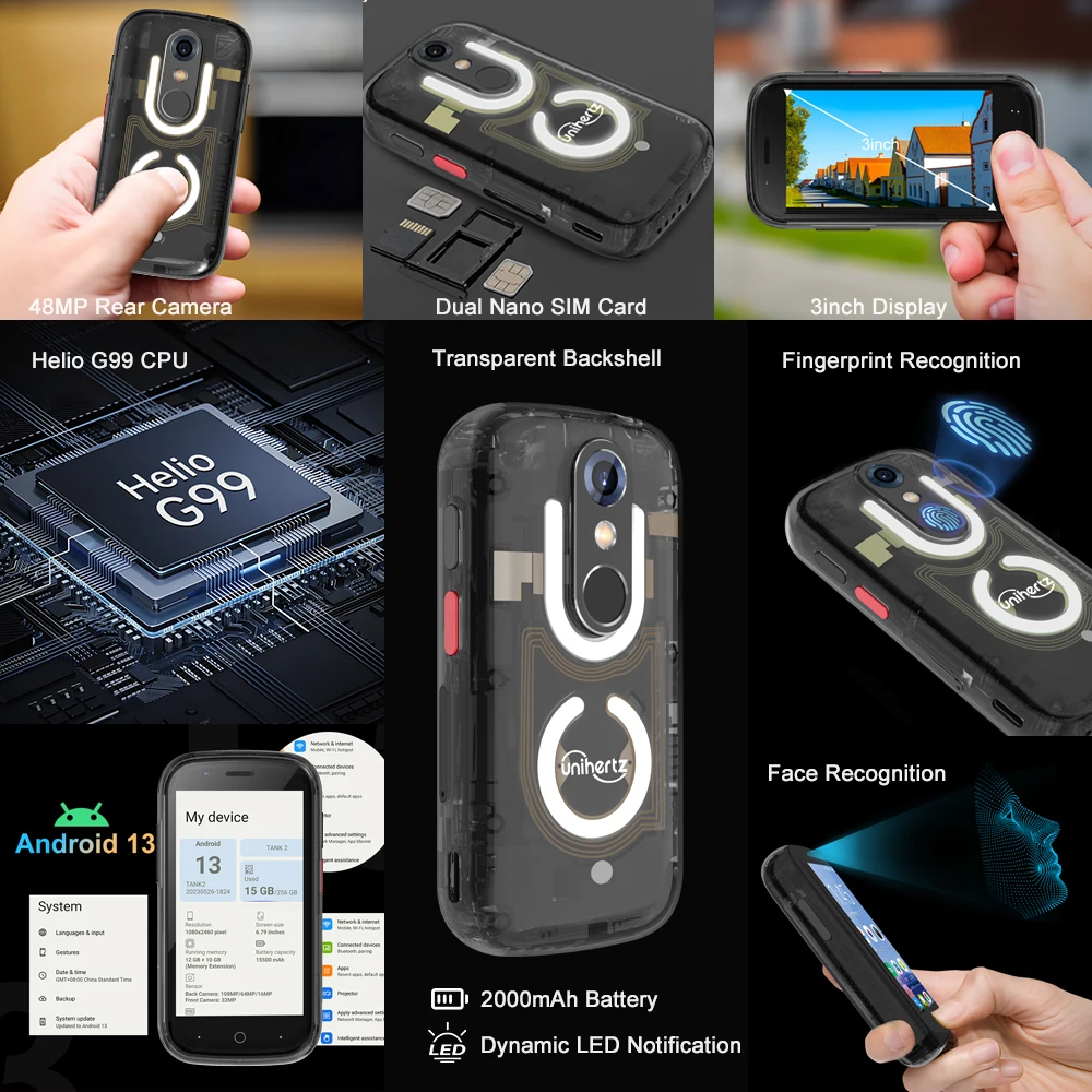 Смартфон unihertz Jelly Star, 8/256ГБ, global | AliExpress