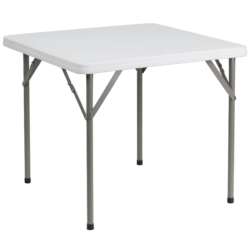 

Столы для кемпинга 2,85 футов квадратный гранитный белый пластиковый складной стол