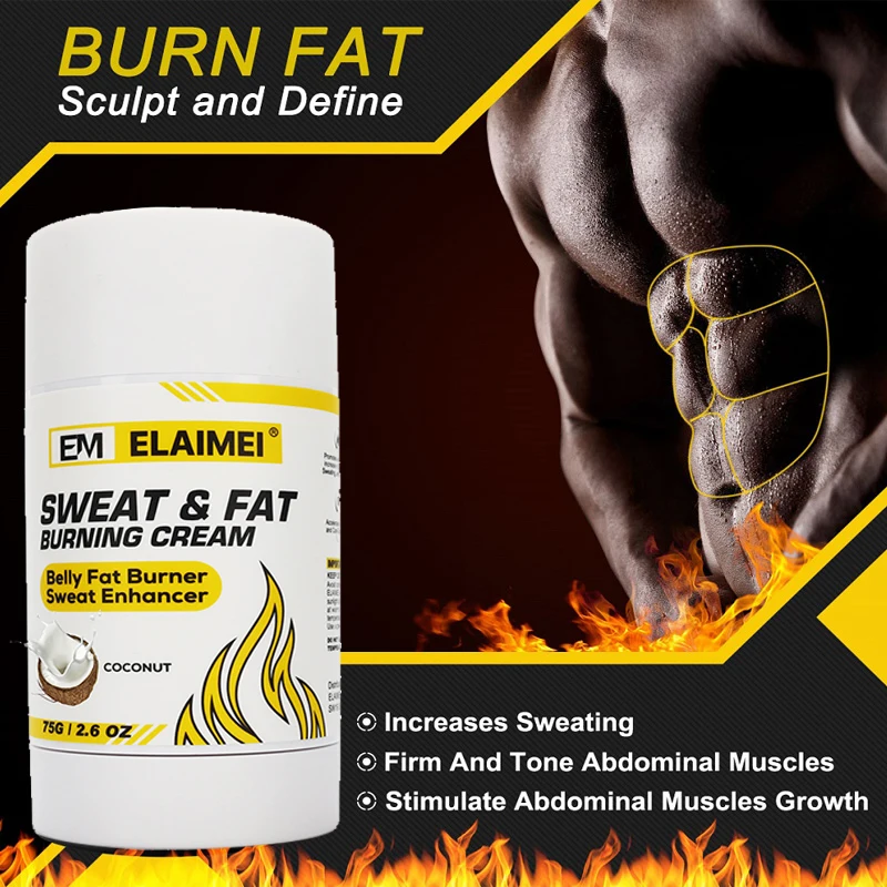 

Men and Women Slimming Cream Anti Cellulite Sweat Fat Burning Belly Fat Burner Sweat Enhancer Weight Loss Abdomen Muscle Cream