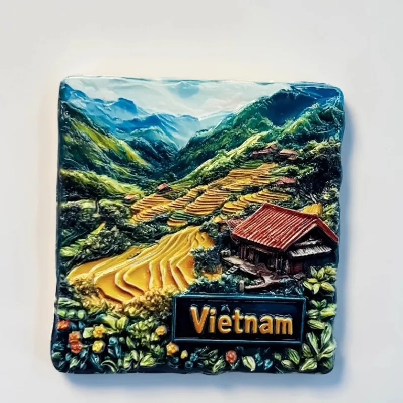 Фото Вьетнамские наклейки на холодильник Mekong River Travel Souvenirsfestival сегмент магниты на холодильник украшение дома свадебные подарки №3