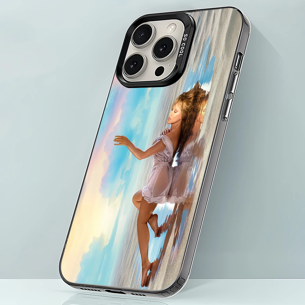 Чехол для телефона Samsung Galaxy A Singer K-Kylie M-Minogues 15 54 55 S23 S24 S25 4G 5G Ultra Plus Fe Laser Cover IMD