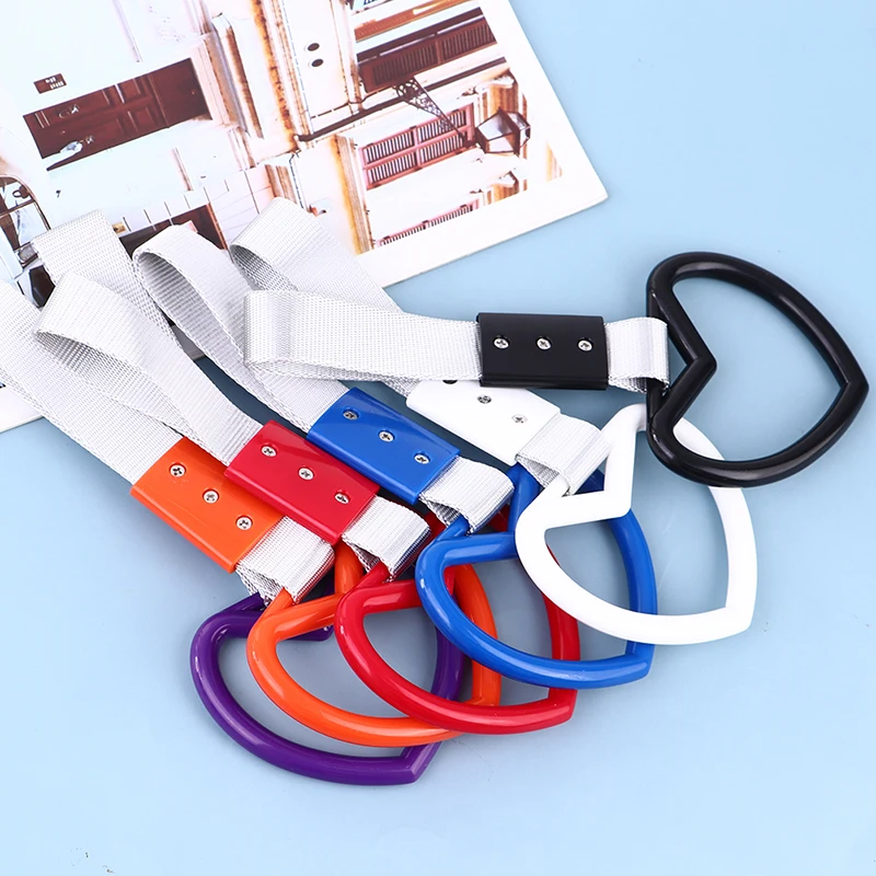 

1 Pc Tsurikawa Ring Heart JDM Train Bus Handle Strap Drift Strap Drift Auto Decor